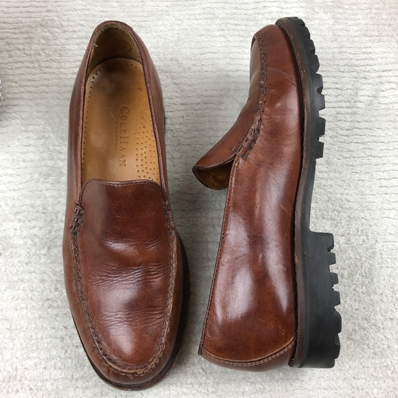 cole haan leather sole shoes